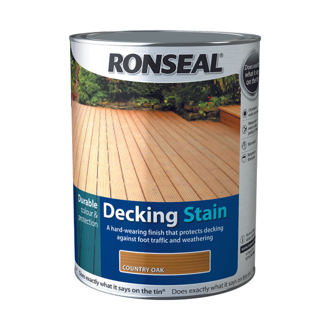 Ronseal Decking Stain 5L Country Oak