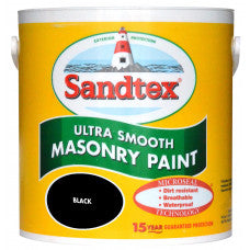 Sandtex Smooth Masonry 2.5 Litre Black