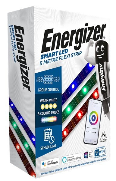Energizer 5 Metre LED ''Smart'' Colour Changing Flexi Strip