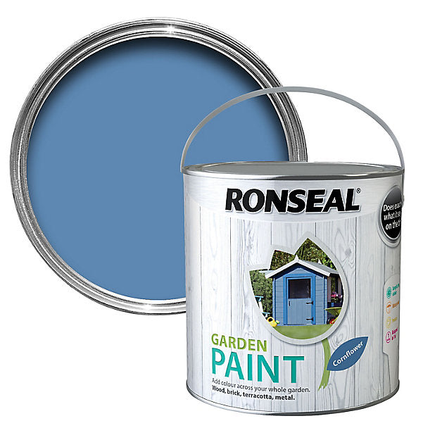 Ronseal Garden Paint Cornflower 2.5L "Collection Only"