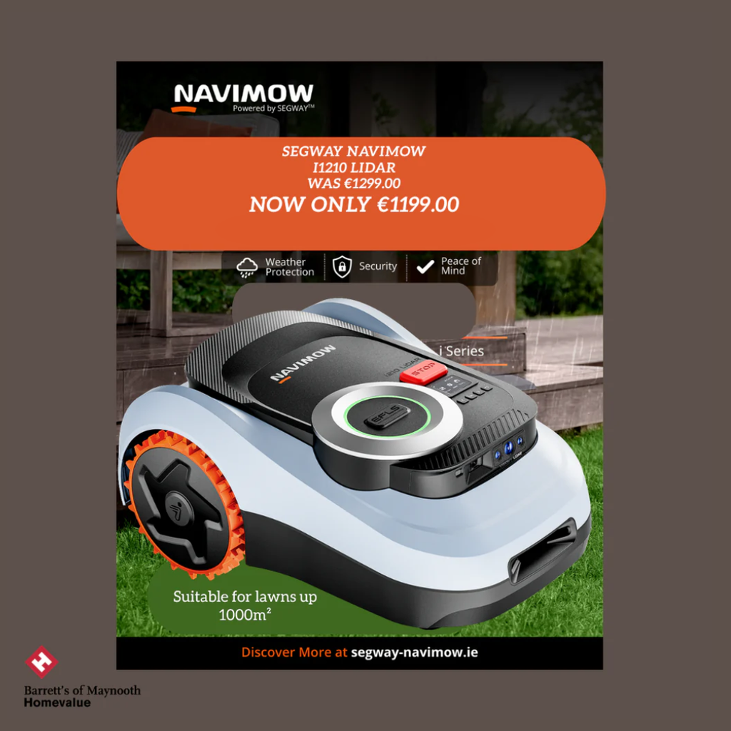 Segway Navimow i210 LiDAR Robotic Lawnmower PROMOTIONAL OFFER