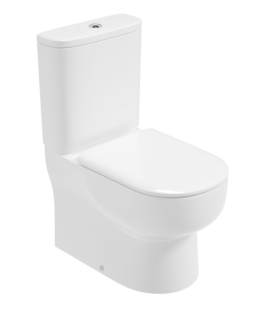 VIA Comfort Height Close Coupled Fully Enclosed WC & Sequence Soft Close Seat