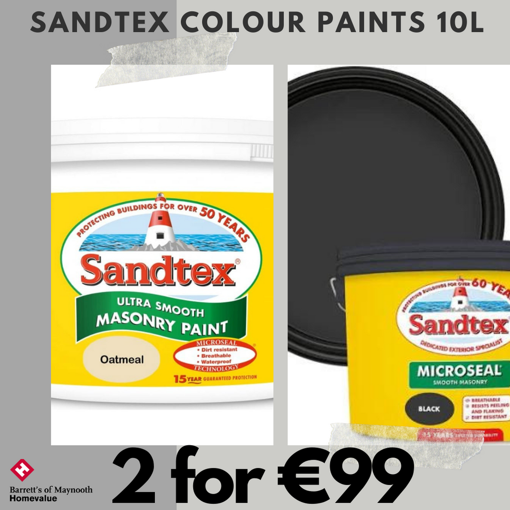 Sandtex Summer Offer, Buy 2 Colour Paints for €99