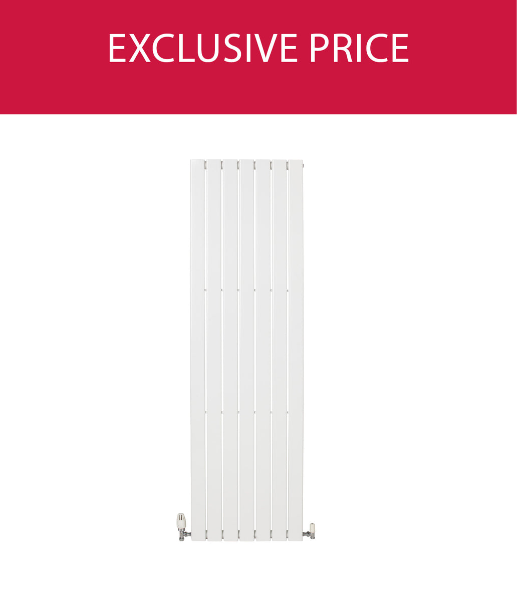 Valerie Double Panel Radiator White 1800 x 452 – Barretts of Maynooth
