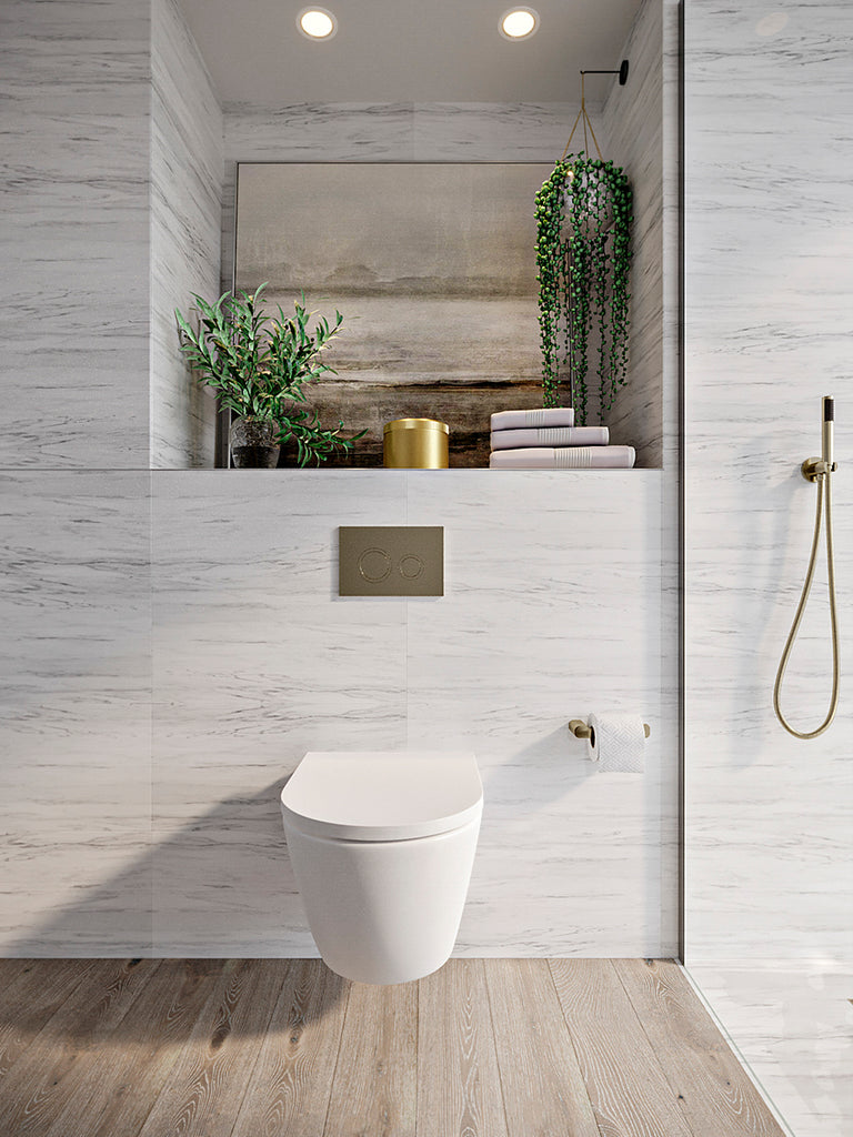 Armera Lagoon Wall Hung WC with Soft Close Seat