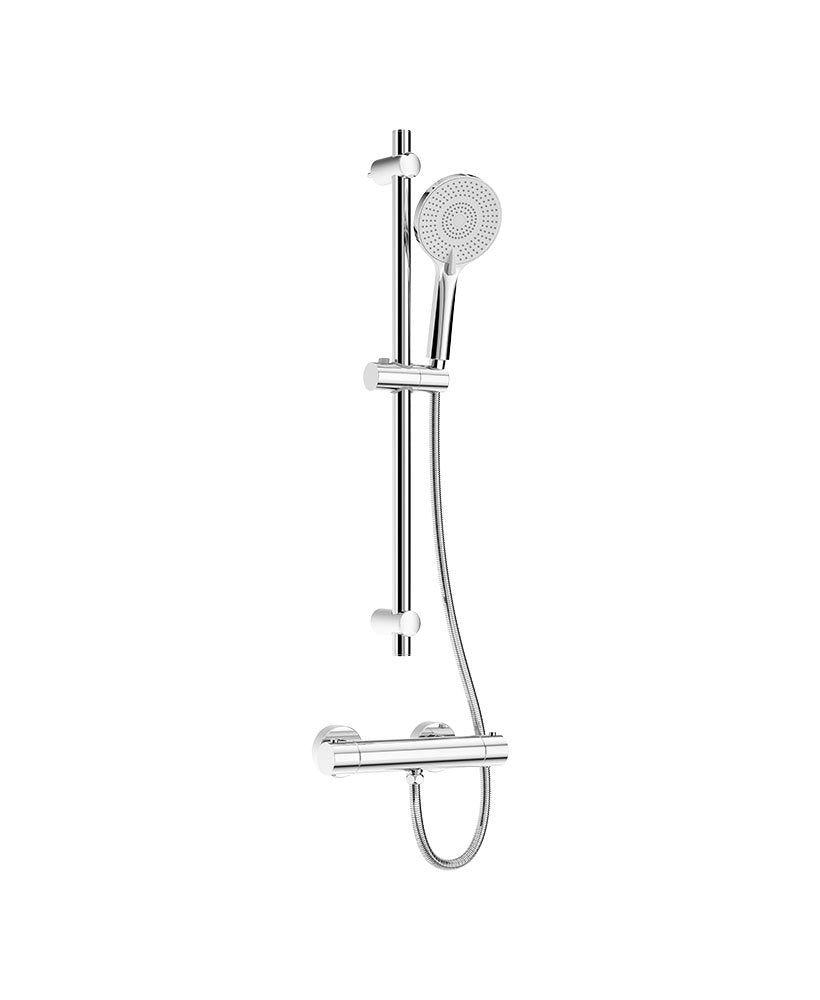 Alita Thermostatic Shower Kit Chrome