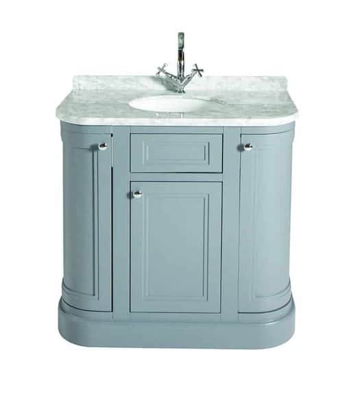 Merrion 900mm Traditional Bathroom Unit Slate Grey