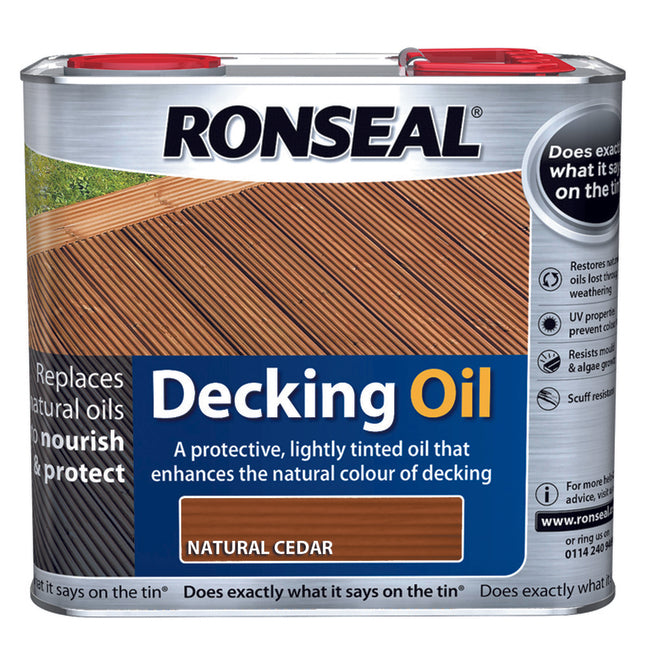 Ronseal Decking Oil 2.5L Natural Cedar