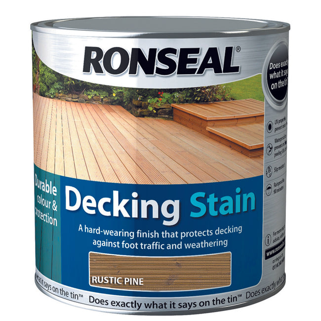 Ronseal Decking Stain 2.5L Rustic Pine