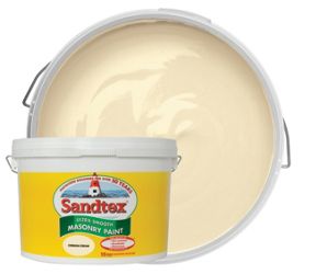 Sandtex Smooth Masonry 10 Litre Cornish Cream