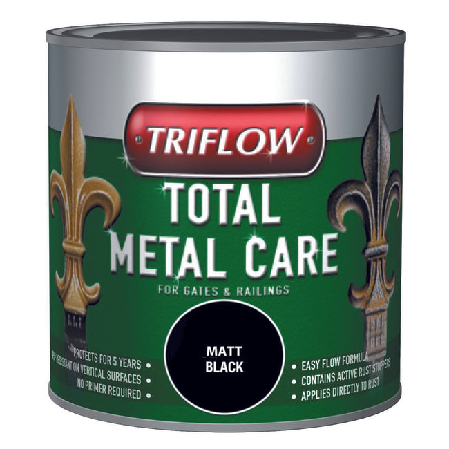 Triflow Metal Care For Gates & Railings 250ml Black Satin