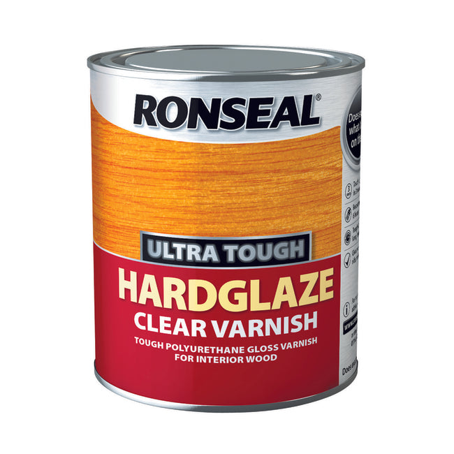 Ronseal Ultra Tough Varnish 750ml Hradglaze