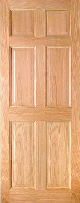 Indoors Hartford Pre-Fin Oak 6-Panel Engd Door 80X32