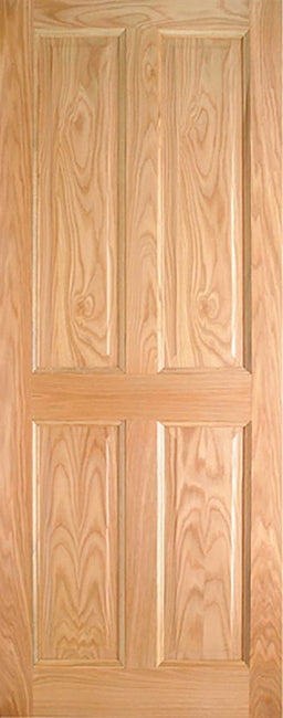 Indoors Lawrence Pre-Fin Oak 4-Panel Engd Door 78X28