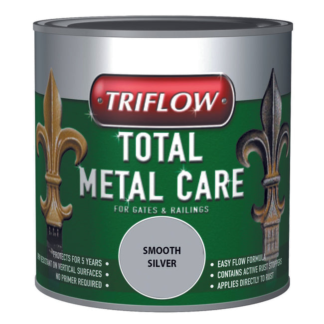 Triflow Metal Care For Gates & Railings 500ml Silver Smooth