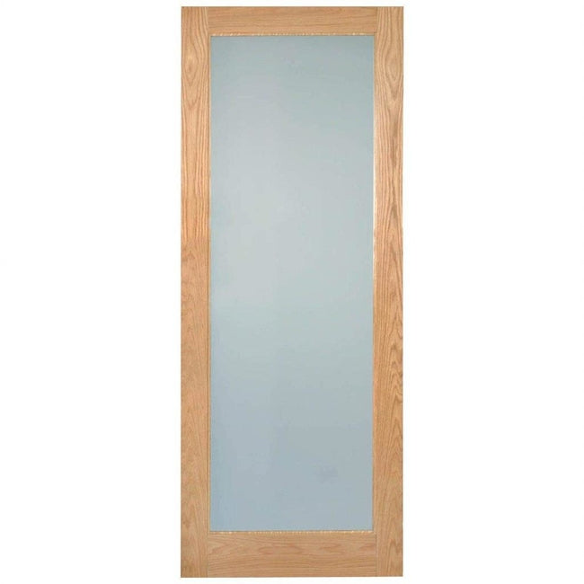 Indoors Rushmore Lamsafe Glazed Oak Door Pre-Fin 80X34