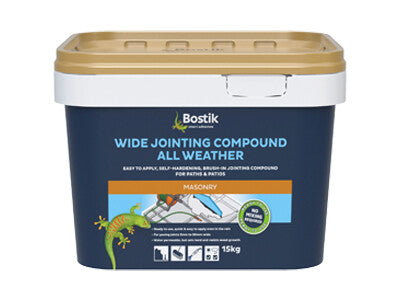 Bostik All Weather Wide Jointing Compound 15kg Grey