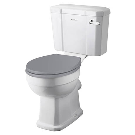 Fitzroy Close Coupled Pan , Cistern and Seat  -Comfort Height