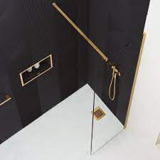 AYO Wetroom Panel Brushed Brass