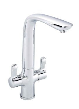 Lismore Cruciform Chrome Kitchen Mixer