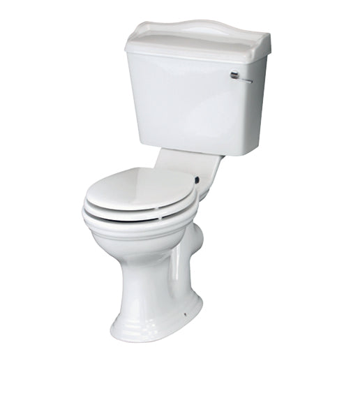 Adare Traditional Close Coupled Pan, Cistern & Soft Close Seat