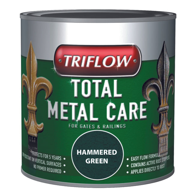 Triflow Metal Care For Gates & Railings 500ml Green Hammered