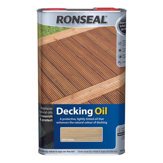 Ronseal Decking Oil 5L Natural