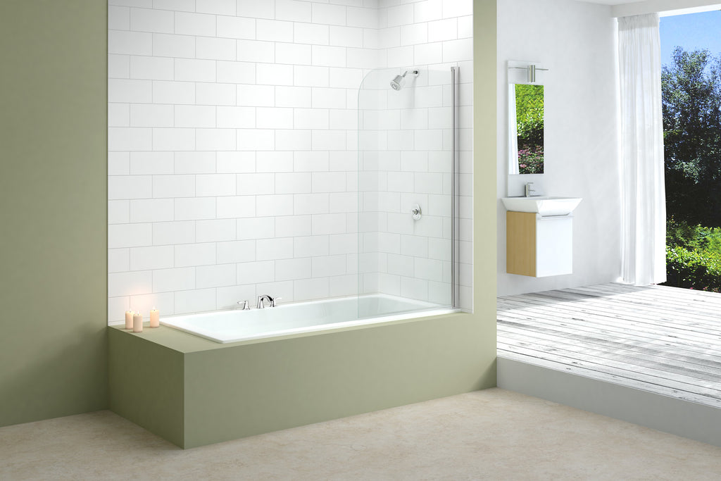 Merlyn Single Curved Fixed Bath Panel MB1