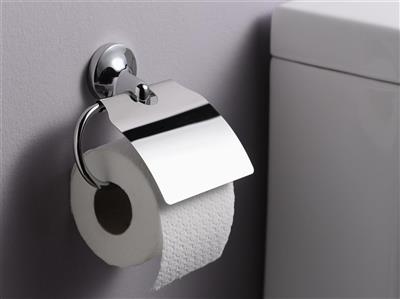Aspen Toilet Roll Holder with Lid