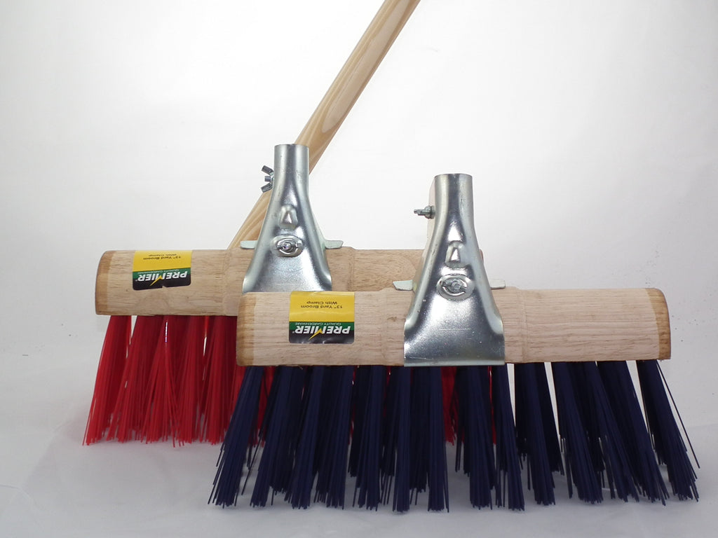 Premier 13" Yard Broom & Wooden Handle