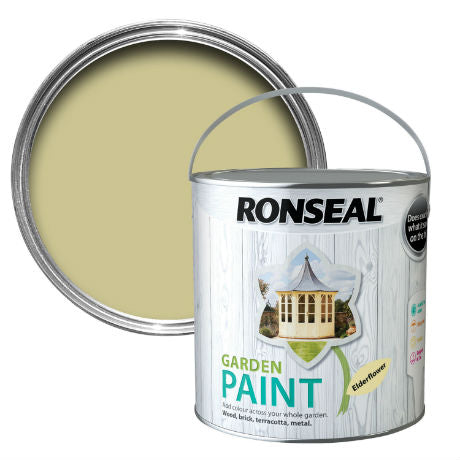 Ronseal Garden Paint Elderflower 750ml "Collection Only"