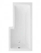 L Shape 1700 x 850 Right Hand Shower Bath with Bath Panel & Bath Screen