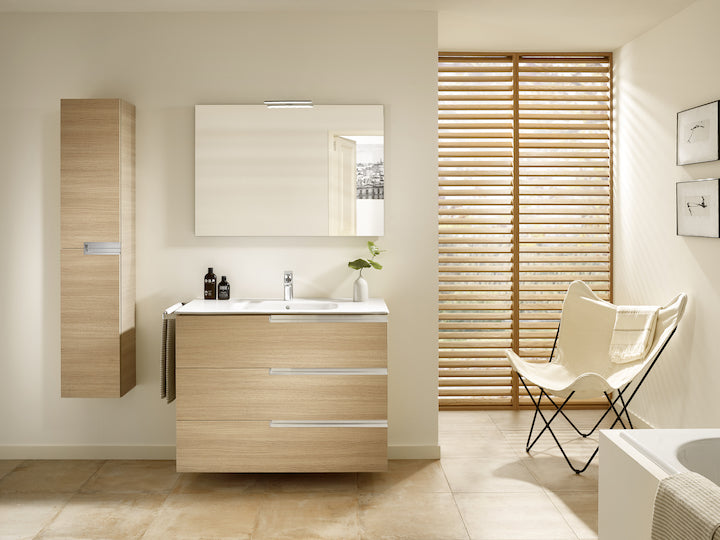 Roca Victoria N Vanity Unit & Basin 3 Drawer 70cm
